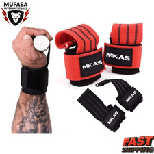 Power Lifting Straps Gym Gloves Wrist Support Deadlift Pull Up Bar Training