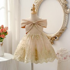 Kids Girls Princess Tutu Dress Wedding Brithday Formal Prom Ball Gown Bridesmaid