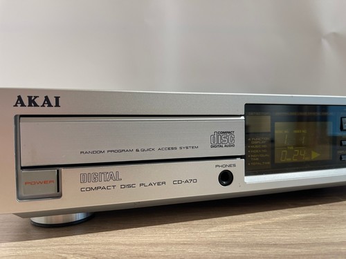 Akai CD-A70 CD-Player – seltenes Vintage-Modell, funktioniert eingeschränkt
