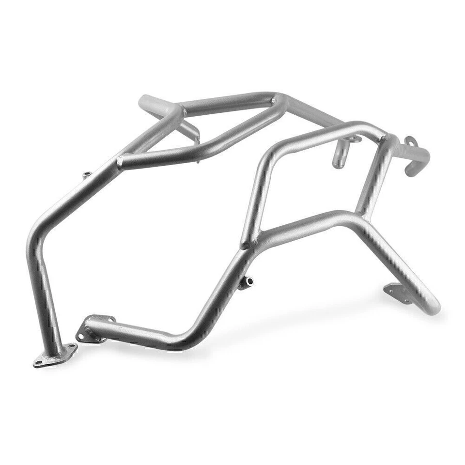 Oberer Sturzbügel Rahmen Beschützer Silber für BMW F650GS F700GS F800GS 2008-17 - Image 3 of 4