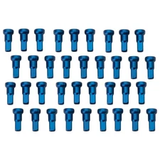 Tusk Impact Wheel Replacement Spoke Nipple Kit Front Blue For KTM 300 MXC 2003