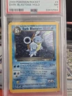 Pokémon Dark Blastoise 3/82 Team Rocket Holo Rare PSA 7 2000 Unlimited
