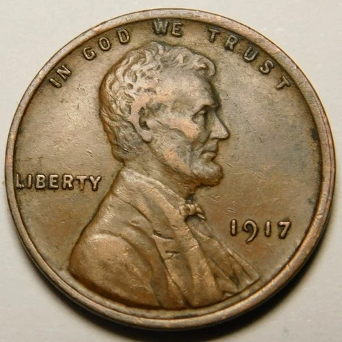 1917 P Lincoln Wheat Cent Penny VF-EF   "Actual Coin Pictured"