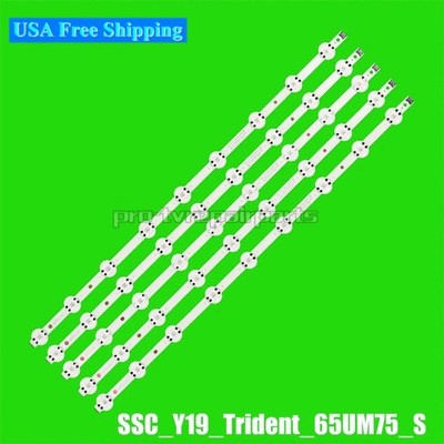 LED Strips For LG SSC_Y19_TRIDENT_65UM73 EAV64993001 EAV64992901 65UM7340PVA 