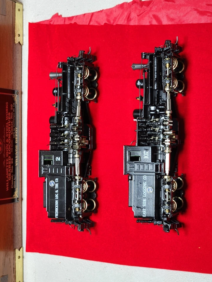 Locomotoras con engranajes Beaver Creek Model Company escala HO en caja de madera. ¡¡HALLAZGO RARO!!! Foto 3 de 4