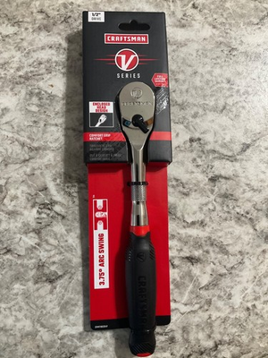 #ad Craftsman CMMT86334V 1 2quot; Drive Comfort Grip Ratchet 10quot; Long $52.99