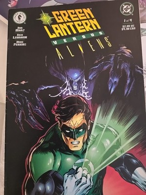 Green Lantern Versus Aliens 1 From 2000 By Dark Horse & DC Comics