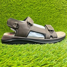 Dockers Bradburn Mens Size 8W Brown Black Beach Walking Casual Sport Sandals