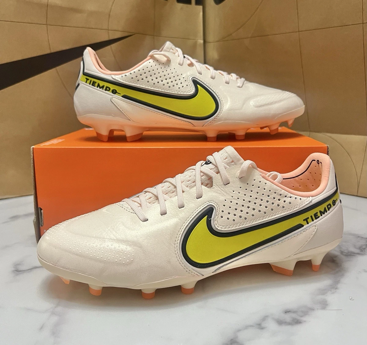 Nike Tiempo Legend 9 Elite FG Guava Ice Yellow Strike | eBay display picture 1