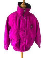 Vintage 80’s Ladies  Tyrolia Cerise Ski Jacket Sz UK 12 US - 8 #425 ⭐️❄️