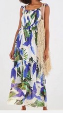 NWT Farm Rio Dress S Blue Wind Maxi Dress retails for $250