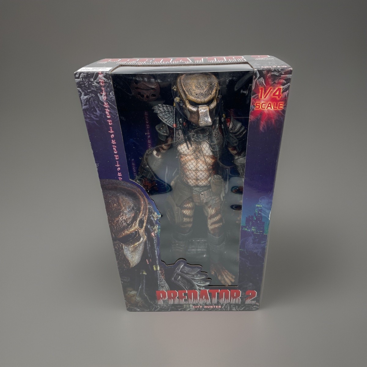 NECA Predator 2 Special Edition City Hunter 1/4 Scale 18”Action 