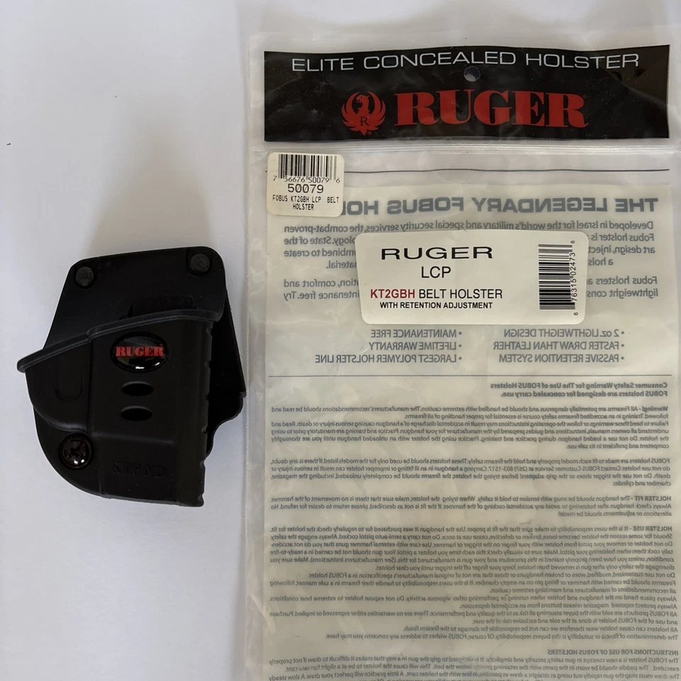 Ruger Fobus LCP BELT HOLSTER OEM. RIGHT HAND.  VERY COOL - Image 4 of 4