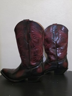 Joe Boots Mens Leather Cowboy Boots US Size 7/Mex  26