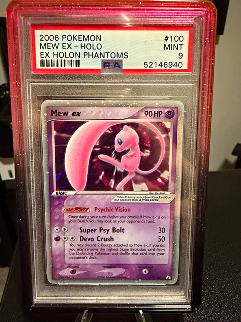 Pokemon Mew EX Holon Phantoms Holo #100 PSA 9