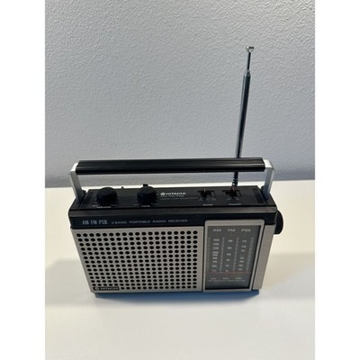 HITACHI WIRELESS STERED RADIO ラジオ VINTAGE *NEW* 1970's Hitachi KH-948H PSB/FM/AM 3-Band Portable