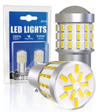 2 SUPER LED Light Bulbs for Brake Stop Turn Signal Tail Lamp 1157 BAY15D bulb