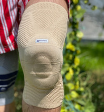 Bauerfeind GenuTrain Size 3 Knee Joint Brace Patella Support Bandage Sleeve ACL