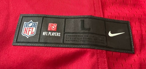 NWT-NIKE VERON DAVIS SAN FRANCISCO 49ERS MEN’S NFL JERSEY L( AUTHENTIC) SEWN - Picture 5 of 6
