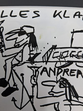 Udo Lindenberg Bild "Andrea Doria" im Rahmen Unikat Gemälde Likörell