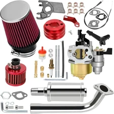 Kit de escape con carburador y silenciador de 212 cc (Etapa 2) para motores Pred
