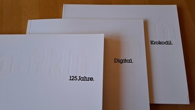 Märklin 125 Jahre   3 Bücher in der Kassette (Schuber)   über 300 Seiten - NEU