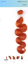 Highlight Brown Orange Ginger Color Straight/Body Wave 100% Unprocessed...