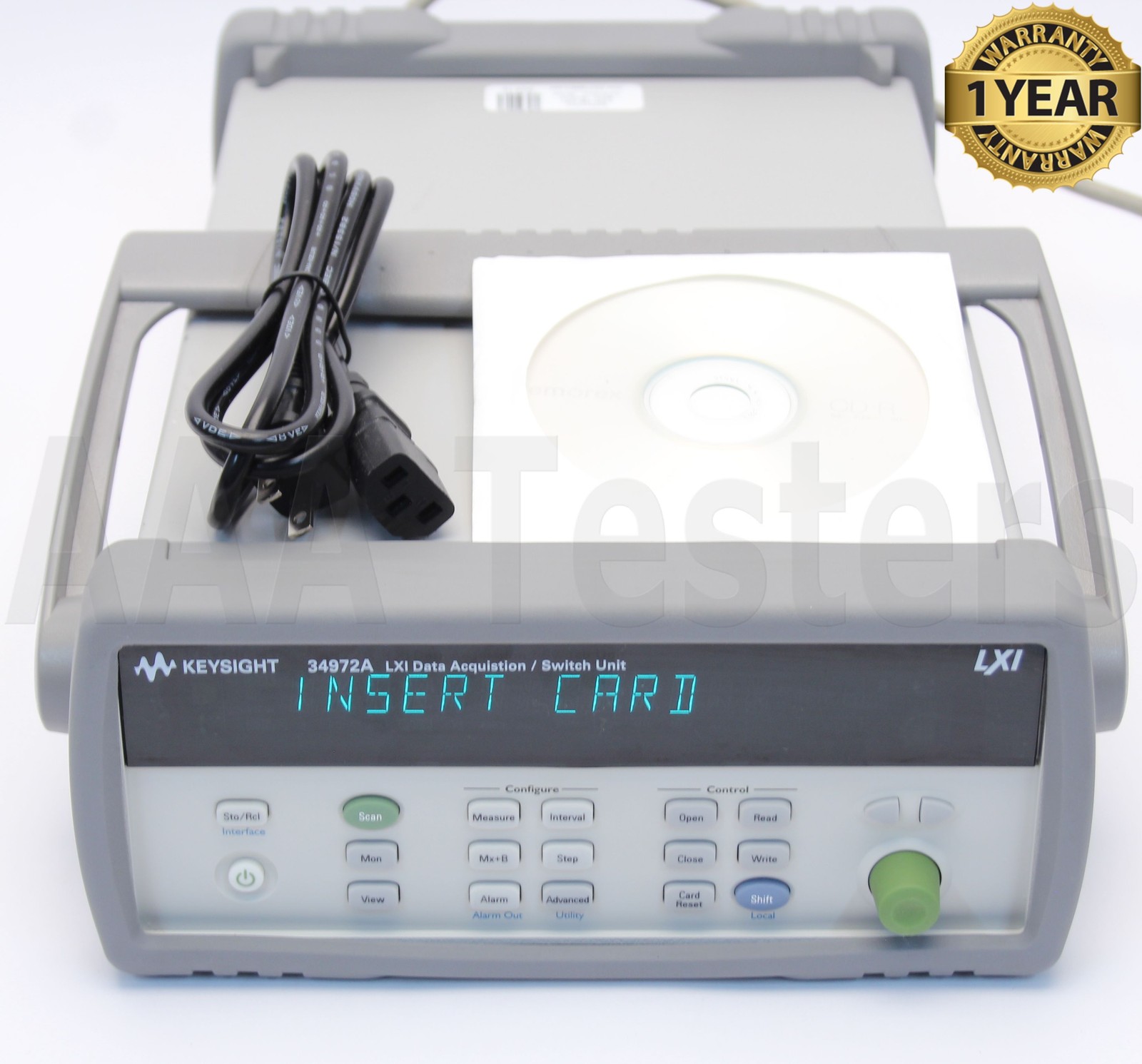 Keysight Agilent 34972A LXI Data Acquisition Switch 6.5 digit DMM 34970A