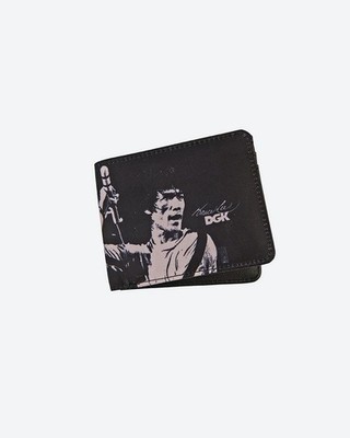 DGK Skateboards x Bruce Lee Impact Black Wallet