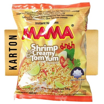 Mama Tom Yum Creamy Nudelsuppen 30x55g Instantnudeln Instant noodles
