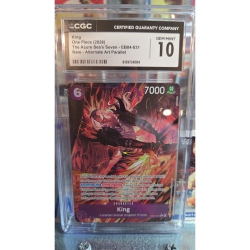 ONE PIECE 2026 The Azure Sea's Seven King Alternate Art Parallel CGC GEM MINT 10