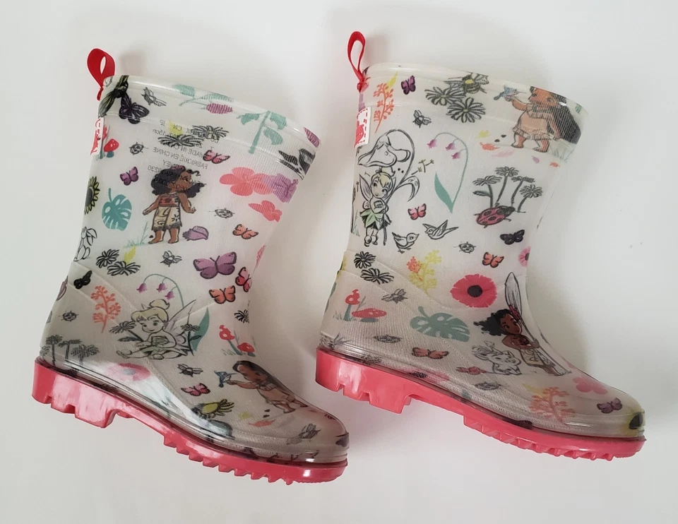 Disney Animators' Collection Niños Pull On Princess Botas de Lluvia Bebé Niñas Talla 7 Foto 4 de 4