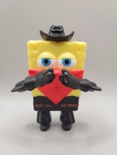 Burger King 2008 Bob Esponja Pantalones Cuadrados Pest of the West Vaquero Bandido Juguete