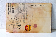 Rare Shellubrication Garage Reminder Postcard Shell Oil Petroliana Ephemera "R2