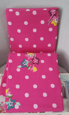 NEXT Flowers Ruby Pink Spots Blackout Curtains W46" x 72" Kids Nursery Bedroom