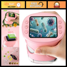 1000X Handheld Digital Microscope - Portable STEM Toy for Kids 3-12, 2.0" Screen