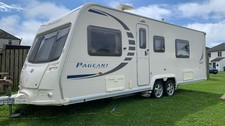 Touring Caravan 4 Berth Fixed Bed with Motor Mover and Motor Mover No Reserve