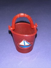1965 Sand Castle #3603 Red Pail Bucket for Tutti Doll Barbie's Little Sis
