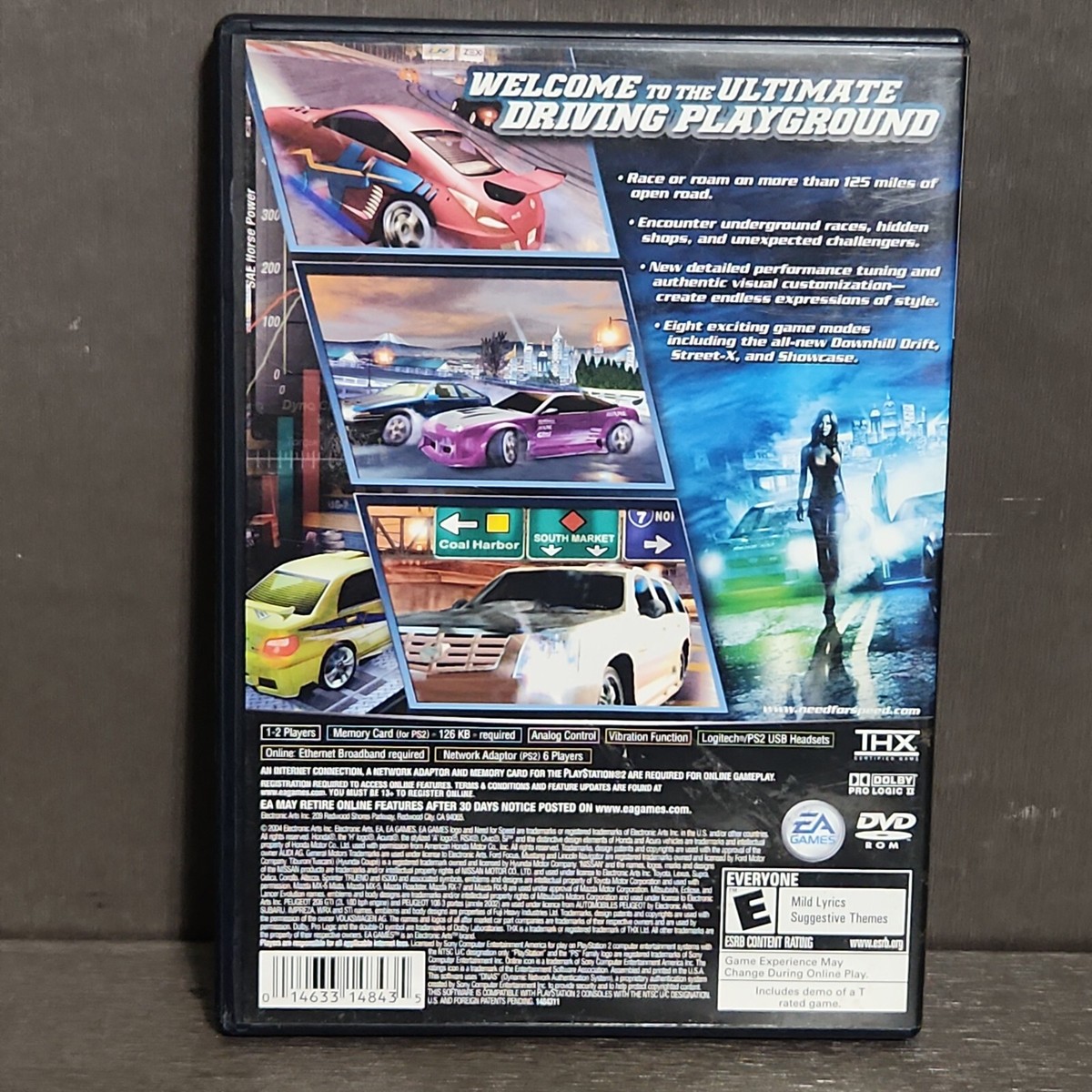 Need For Speed Underground Per PlayStation 2 (PS2), Ricondizionato, NTSC
