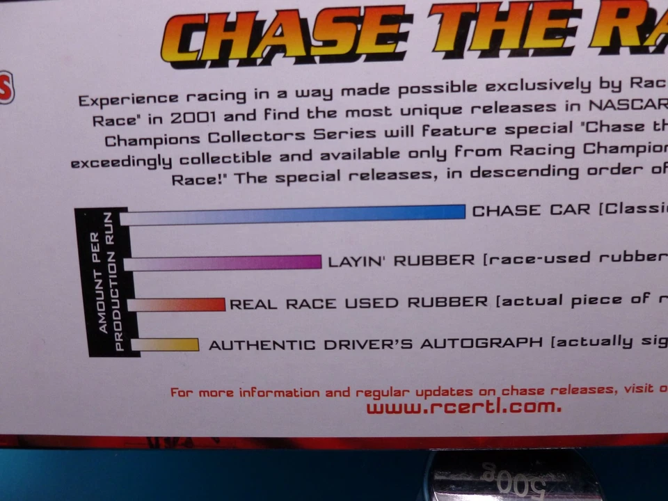 1/24 Racing Champions 2001 Dave Blaney Amoco Ultimate Dodge Layin' Rubber Chase Foto 3 de 4