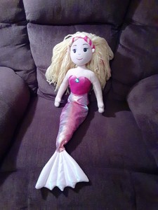large mermaid stuffed animal