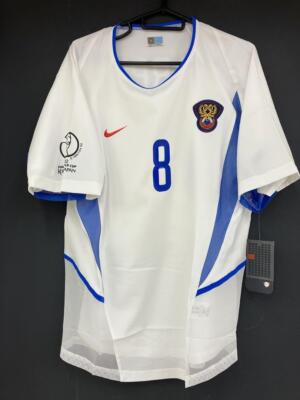 サッカーW杯2002ロシア代表選手用オーセンティックレプリカユニフォーム Vintage Karpin Russia 2002 World Cup Size M Nike Jersey Original