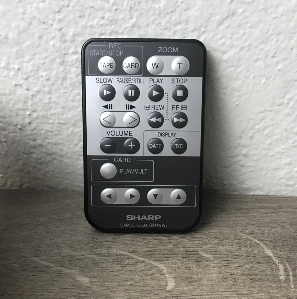 SHARP Camcorder Remote GA149WJ Good Condition - Image 3 of 4