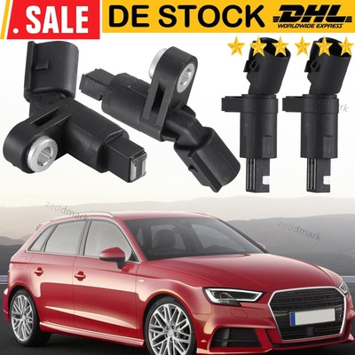 4X ABS-SENSOR DREHZAHLSENSOR VORNE HINTEN FÜR VW BORA GOLF 4 AUDI A3 TT ROATER
