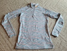 Nike Pro Combat 1/4 Zip Jacket Long Sleeve Dri-fit Women  s Medium Fitted Thmbhls