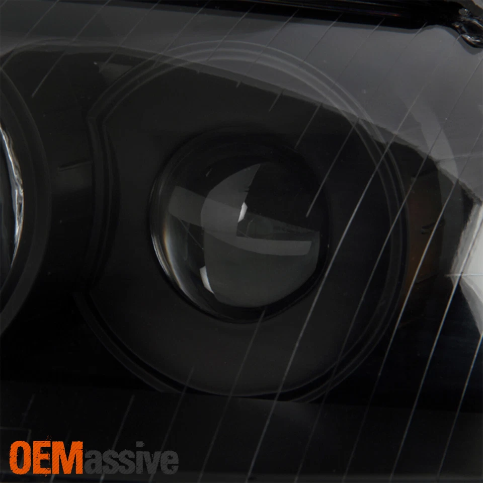 Fit 2002-2005 Audi A4/S4 Black Replacement Projector Headlights L+R - Image 4 of 4