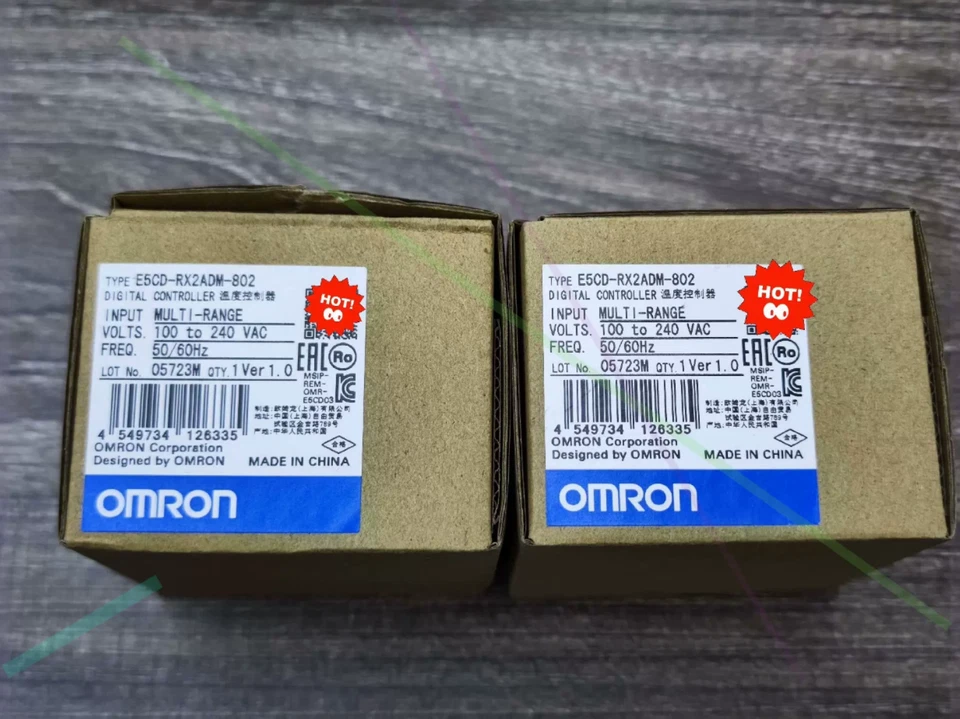 1PC New Omron E5CD-RX2ADM-802 Temperature Controller 100-240VAC In Box Brand - Image 2 of 3
