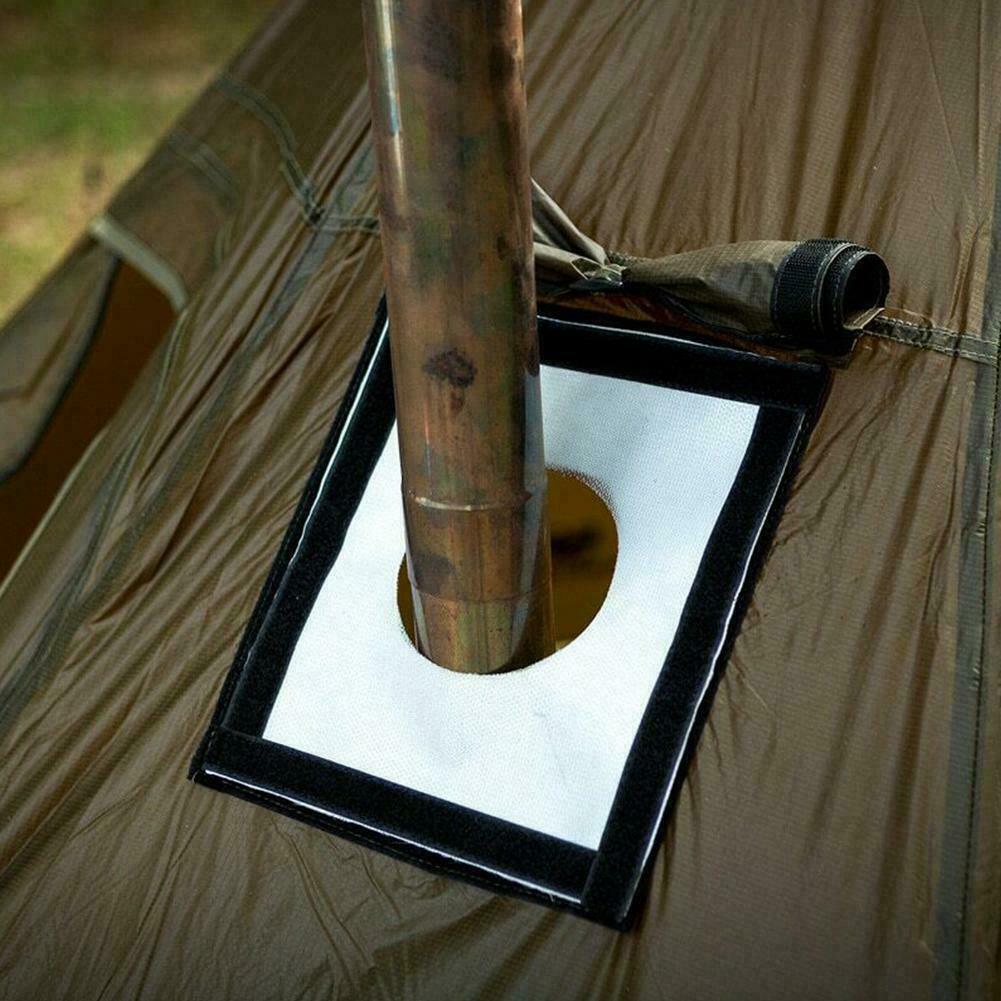 Tent Stove Fire Resistant Pipe Vent Accessory Keep Hot Use Flue Of Your |  eBay