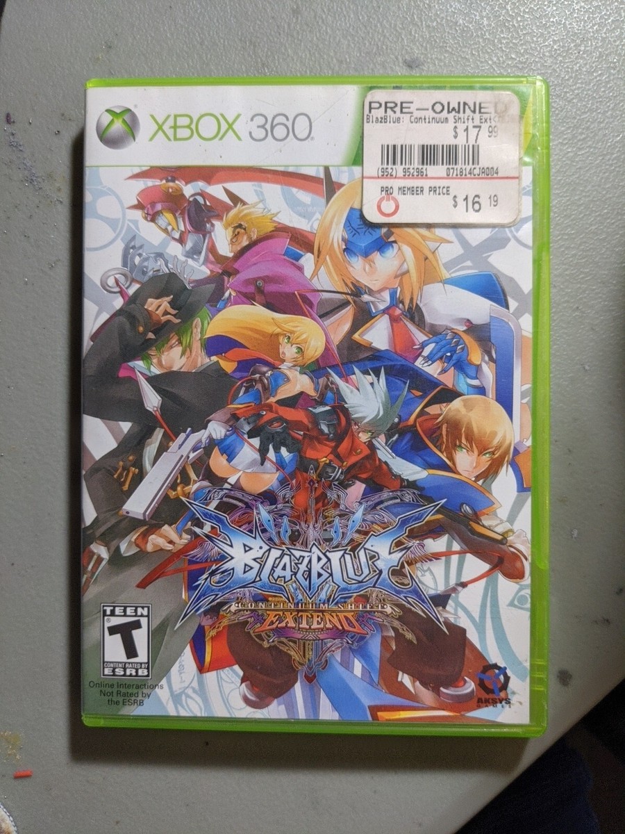 Jeu BlazBlue: Continuum Shift Extend Pour Xbox 360 - Très Bon État - Version FR