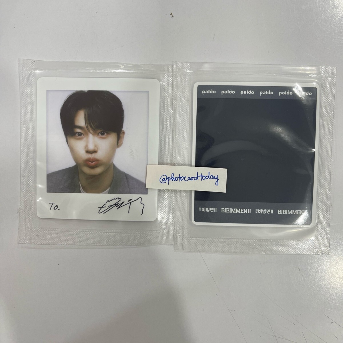 Byeon woo seok ビョンウソク トレカ WOOPPI カード ONLY PHOTOCARD] BYEON WOO SEOK X BIBIMMYEON RAMEN PHOTOCARD